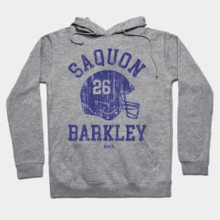 Saquon Barkley New York G Helmet Font Hoodie